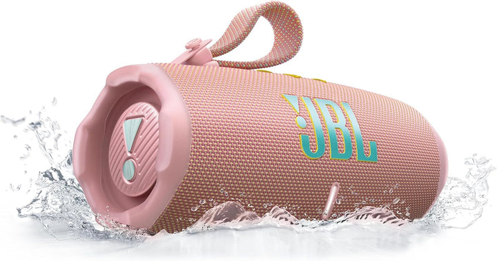 JBL Charge 6, Difuzor Bluetooth portabil, 28 ore autonomie, IP68 rezistent la apă, praf și șocuri, sunet Pro cu AI Sound Boost, Auracast Multi-Speaker, negru