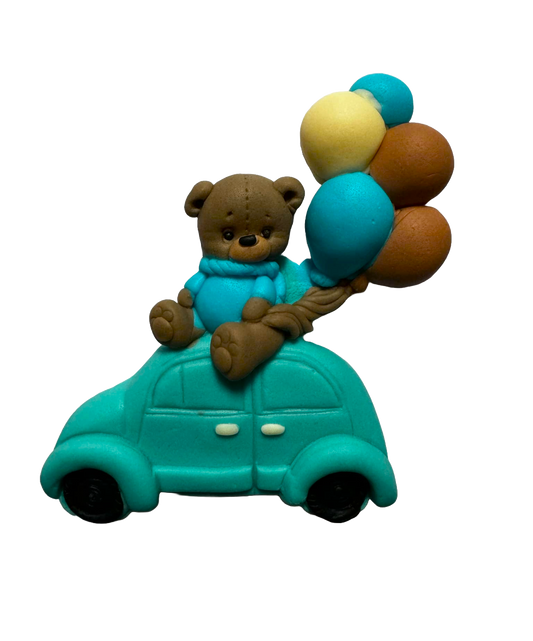 Edible sugar decoration, Teddy bear