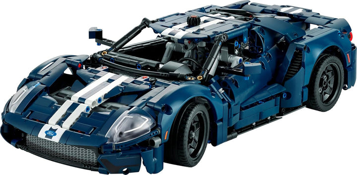 LEGO 42154 Technic Ford GT 2022 Kit model de mașină pentru adulți, Supercar la scara 1:12 cu caracteristici autentice, set avansat pentru colecționari