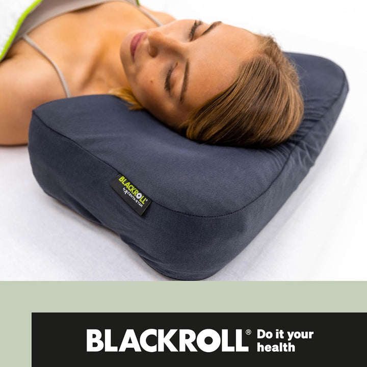 BLACKROLL® Recovery Pillow Set Jersey, pernă ortopedică pentru coloana cervicală din spumă cu memorie - Fabricat în Germania