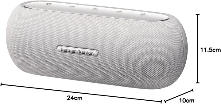 Difuzor Bluetooth Harman Kardon Luna în gri - Difuzor Bluetooth portabil, rezistent la apă - Autonomie de până la 12 ore