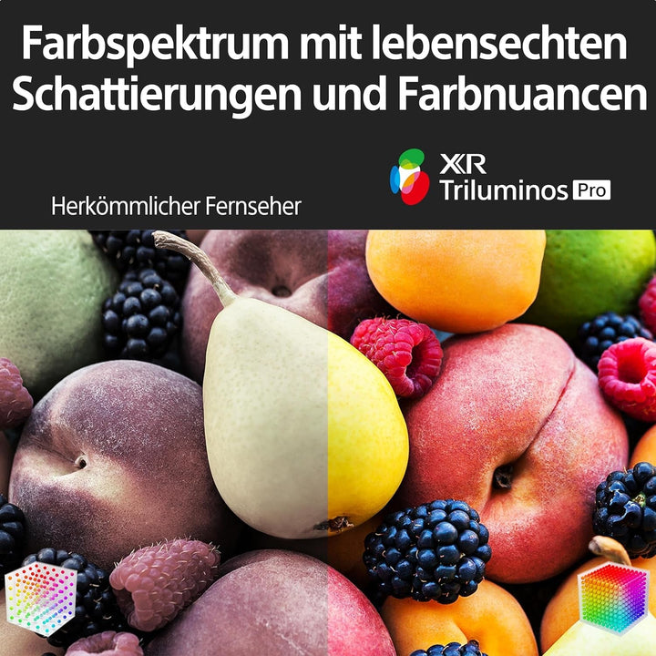 Sony BRAVIA XR, XR-50X90S, 50 Zoll Fernseher, Full Array LED, 4K HDR 120Hz, Google TV, Smart TV, Works with Alexa, Mit Exklusiven Ps5-Features, HDMI 2.1, Gaming-Menü Mit ALLM + VRR, 24 + 12M Garantie