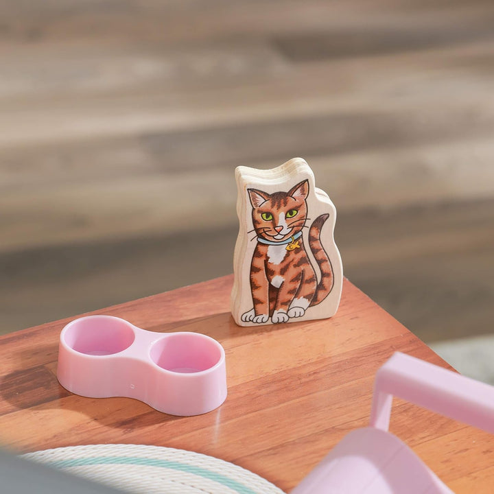 Casa de păpuși Kidkraft Sweet Meadow Horse Stable cu cal - set de joacă din lemn cu mobilier și accesorii, cadou de jucărie cu cal pentru băieți și fete de la 3 ani, 63534
