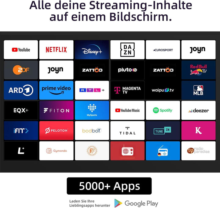CHIQ 50 Zoll UHD 4K Smart TV, QLED HDR10, Google Assistant, Chromecast Built-In, Netflix, Wifi, Dolby Audio, Bluetooth 5.0