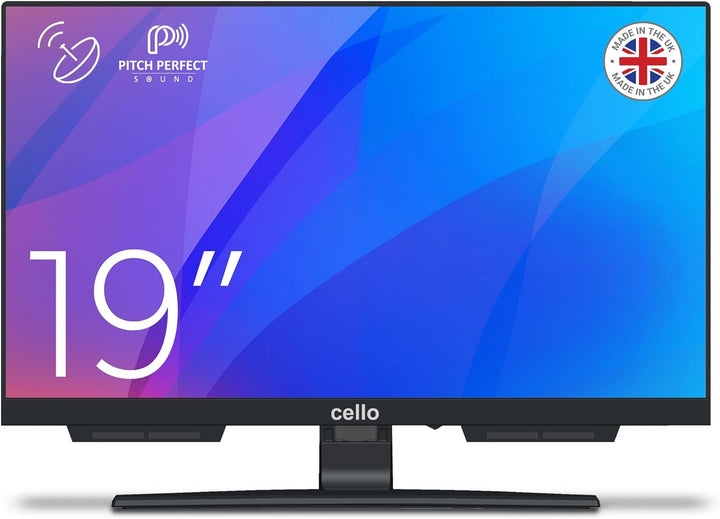 Cello C2224SH 22" Full HD LED TV Mit Rahmenlos Triple Tuner (DVB-C/-S2/-T2) Pitch Perfect Sound Ideal Für Kleine Räume [2024]