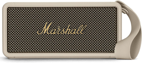 Marshall Middleton Difuzor Bluetooth portabil fără fir, peste 20 de ore de redare portabilă, rezistent la apă IP67 - Cream