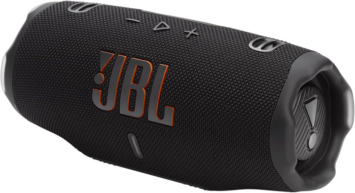 JBL Charge 6, Difuzor Bluetooth portabil, 28 ore autonomie, IP68 rezistent la apă, praf și șocuri, sunet Pro cu AI Sound Boost, Auracast Multi-Speaker, negru
