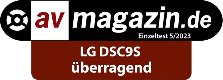 LG DSC9S 3.1.3 Soundbar (400W) Mit Kabellosem Subwoofer (Dolby Atmos, HDMI, Bluetooth), Schwarz [Modelljahr 2023]