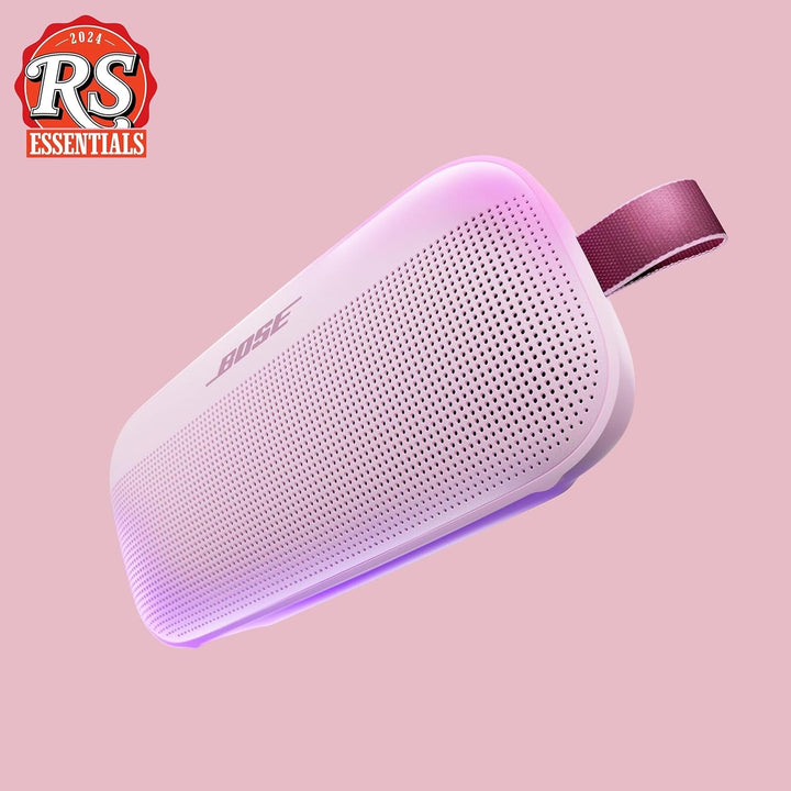 Difuzor Bluetooth portabil Bose Soundlink Flex (Gen. 2), difuzor portabil pentru exterior cu sunet natural, durată de viață a bateriei de până la 12 ani, rezistent la praf și la apă, roz blush - ediție limitată