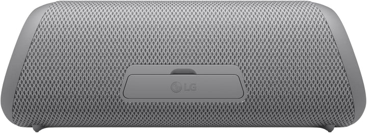 LG XBOOM Go DXG7, Difuzor Bluetooth portabil (40 wați, Google Assistant, Siri, iluminare), gri