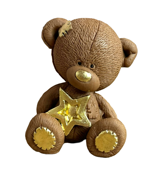 Edible sugar decoration, Teddy bear