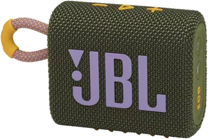 Difuzor Bluetooth mic JBL GO 3 - Alb - Difuzor portabil, rezistent la apă, pentru deplasări - Timp de redare de până la 5 ore cu o singură încărcare a bateriei