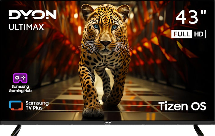 DYON ULTIMAX 24F-TI - 24 Zoll (60 Cm) Fernseher (1080P, Full-Hd Smart TV, Tizen OS, Triple Tuner (DVB-C/-S2/-T2), Samsung Smart & Gaming Hub, Prime Video, Netflix, Disney+) [2025]
