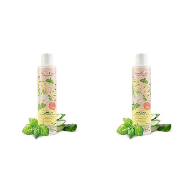 Șampon hidratant Jean & Len Aloe Vera & Busuioc, pentru păr foarte uscat, 300 ml