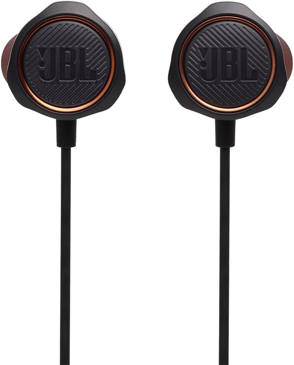 JBL Quantum 50 In-Ear Gaming Headphones - Negru - Pentru PC și consolă - Cască cu microfon și funcție Mute - Compatibilă cu toate platformele