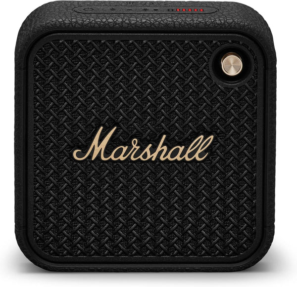 Marshall Willen II Difuzor Bluetooth, fără fir, peste 17+ ore de redare, IP67 rezistent la apă - negru și alamă