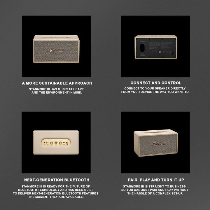 Difuzor Bluetooth Marshall Stanmore III - Crème