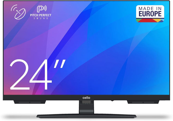 Cello C2224SH 22" Full HD LED TV Mit Rahmenlos Triple Tuner (DVB-C/-S2/-T2) Pitch Perfect Sound Ideal Für Kleine Räume [2024]