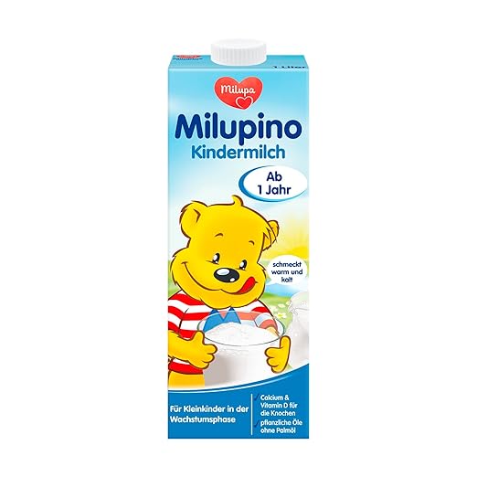 Milupino Milk Milk, готово за пиене (6x1l), от 1 година, за малки деца във фазата на растеж