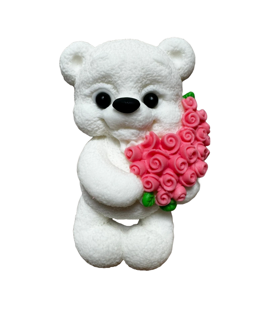 Edible sugar decoration, Teddy bear