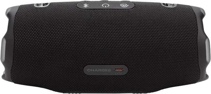 JBL Charge 6, Difuzor Bluetooth portabil, 28 ore autonomie, IP68 rezistent la apă, praf și șocuri, sunet Pro cu AI Sound Boost, Auracast Multi-Speaker, negru