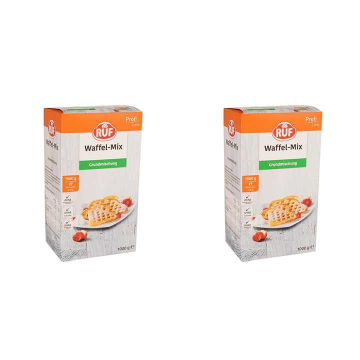 RUF Rührkuchen Backmischung, Nur Wasser & Öl Zugeben, Rezeptur Für Blechkuchen, Kastenkuchen, Muffins, Gugelhupf Und Tortenböden, 1X1000G