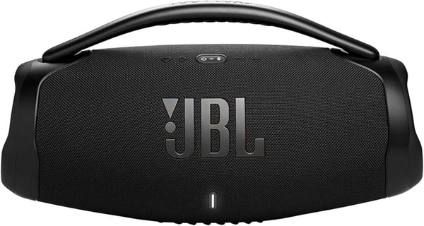 JBL Boombox 3 Wifi - Difuzor wireless cu Bluetooth și Wifi - Compatibil cu aplicația JBL One - Timp de redare de 24 de ore - Rezistent la apă și praf - Powerbank integrat - Negru