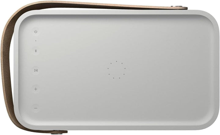 Bang & Olufsen Beolit 20 - Boxă portabilă Bluetooth portabilă fără fir, puternică, cu sunet la 360 de grade și stație de încărcare Qi integrată - Grey Mist