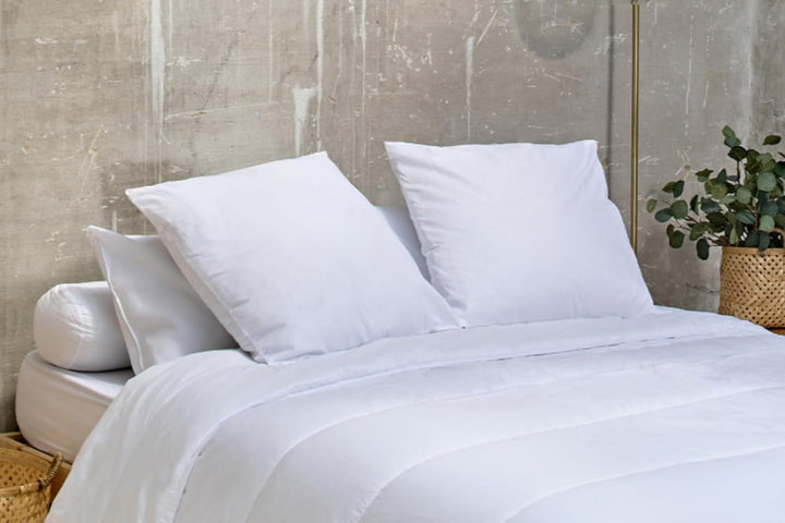 Bleu Câlin Home Collection Set de 4 perne Cliniguard Anti-Mite White 60X60 Cm