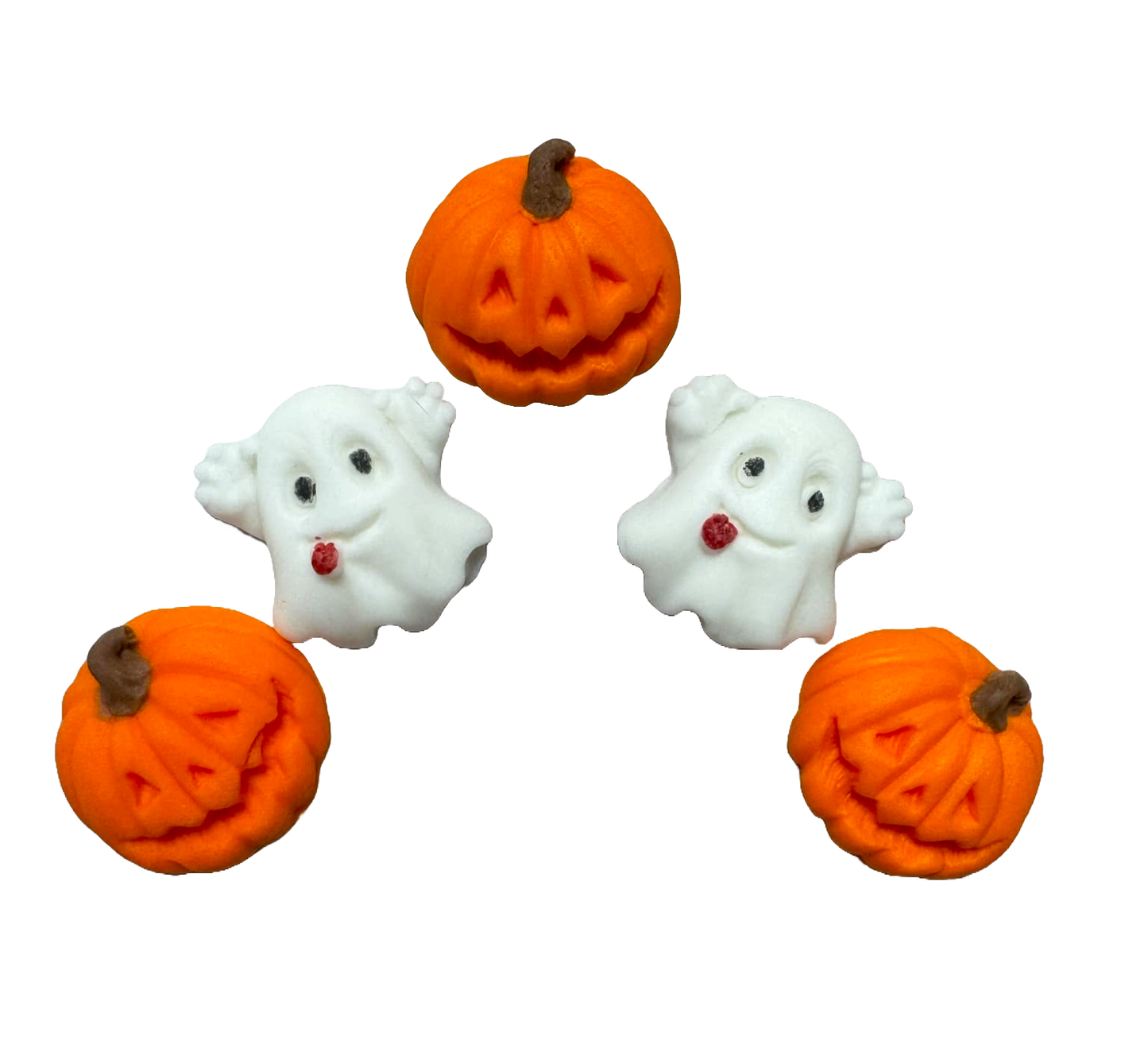 Set of 5 edible sugar decorations, Autumn