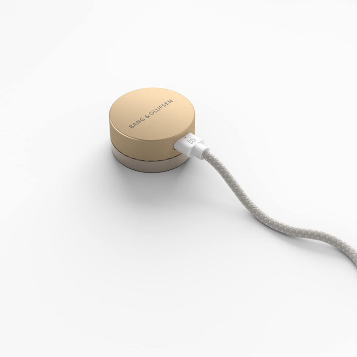 Bang & Olufsen Beosound Level - Difuzor portabil fără fir cu Wifi și Bluetooth (16 ore de funcționare a bateriei), Difuzor durabil certificat Cradle to Cradle - Gold Tone/Wood