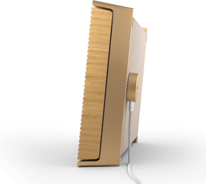 Bang & Olufsen Beosound Level - Difuzor portabil fără fir cu Wifi și Bluetooth (16 ore de funcționare a bateriei), Difuzor durabil certificat Cradle to Cradle - Gold Tone/Wood