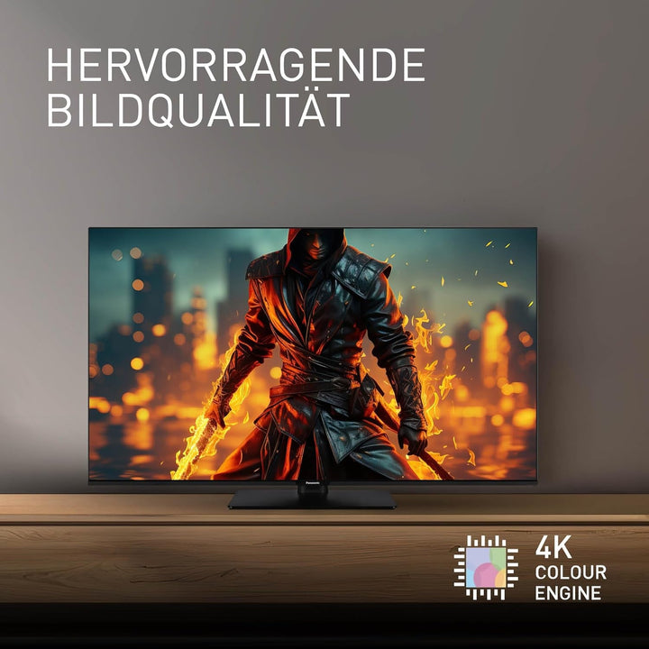 Panasonic TB-43W60AEZ, W60 Serie 43 Zoll 4K Ultra HD LED Smart TV, 2024, Tivo, 4K-Farbengine, Dolby Vision & Atmos, Game Mode Plus, Für EIN Außergewöhnliches Visuelles Erlebnis