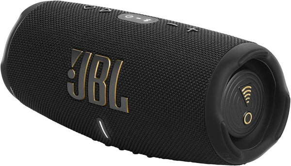 JBL Charge 5 Wifi - Difuzor wireless cu Bluetooth și Wifi - rezistent la apă și praf - Powerbank integrat - autonomie de până la 20 de ore - negru
