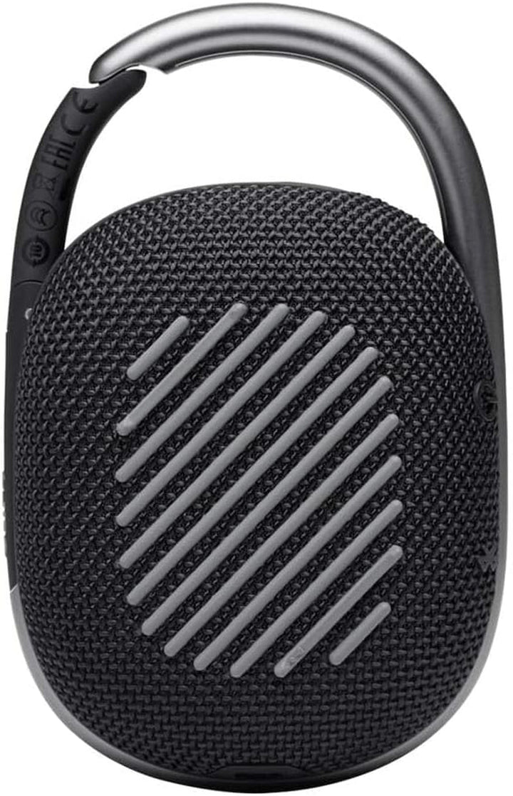 Difuzor Bluetooth JBL CLIP 4 - Negru - Cutie de muzică portabilă, rezistentă la apă, cu carabină practică - până la 10 ore de streaming muzical wireless