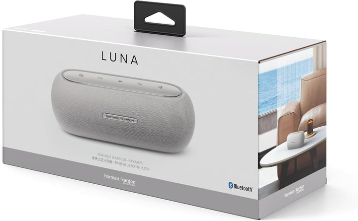 Difuzor Bluetooth Harman Kardon Luna în gri - Difuzor Bluetooth portabil, rezistent la apă - Autonomie de până la 12 ore
