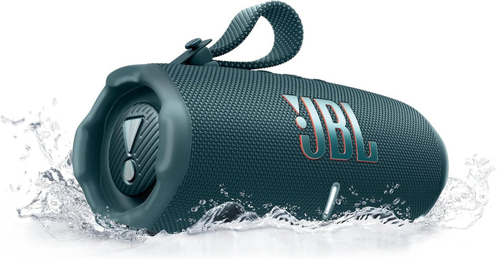 JBL Charge 6, Difuzor Bluetooth portabil, 28 ore autonomie, IP68 rezistent la apă, praf și șocuri, sunet Pro cu AI Sound Boost, Auracast Multi-Speaker, negru
