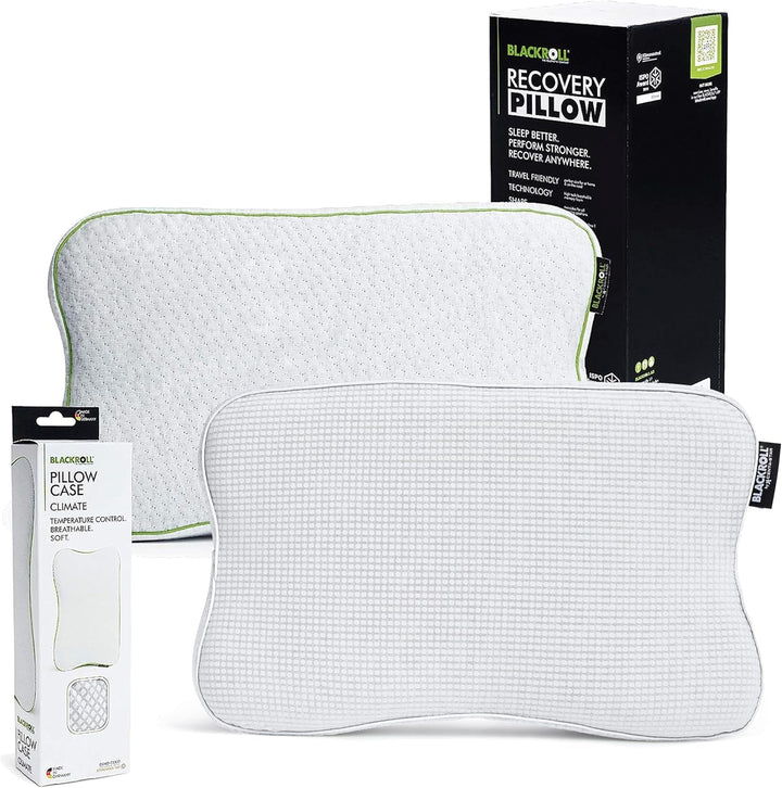 BLACKROLL® Recovery Pillow Set Jersey, Orthopädisches HWS Nackenkissen Aus Memory-Foam - Made in Germany