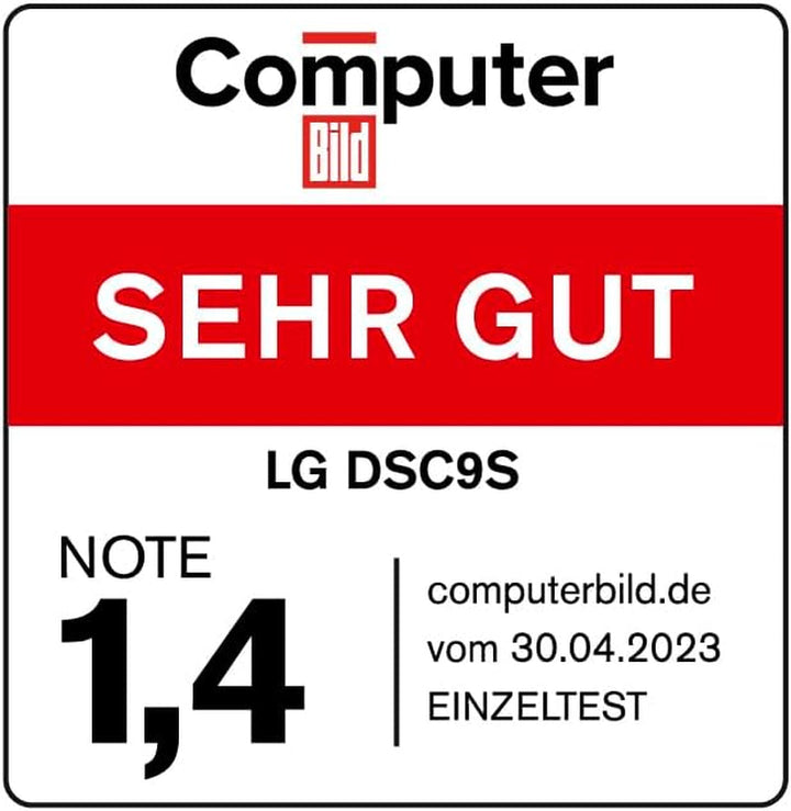 LG DSC9S 3.1.3 Soundbar (400W) Mit Kabellosem Subwoofer (Dolby Atmos, HDMI, Bluetooth), Schwarz [Modelljahr 2023]