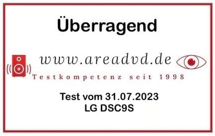 LG DSC9S 3.1.3 Soundbar (400W) Mit Kabellosem Subwoofer (Dolby Atmos, HDMI, Bluetooth), Schwarz [Modelljahr 2023]