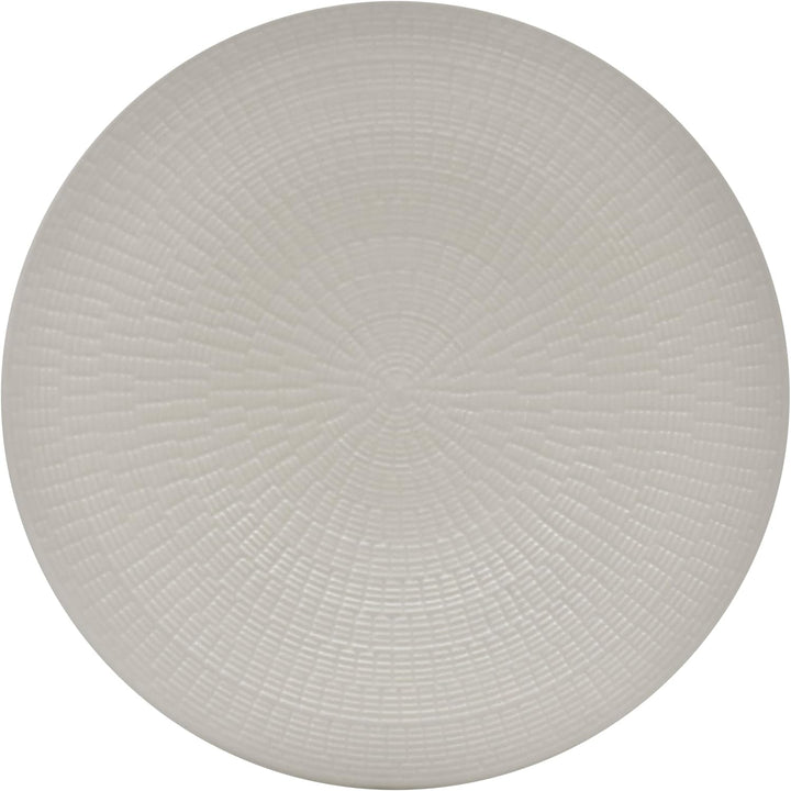 ECHTWERK 18-Teiliges Vintage Tafelservice, "Blanka" Nature-Design, Für 6 Personen, Stilvolles Geschirrset Mit Struktur Aus Steingut Mit 6 X Speiseteller, 6 X Beilagenteller, 6 X Suppenteller, Creme