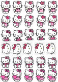 Imagine comestibila, vafa sau icing, format A4, Hello Kitty - Naty Shop 