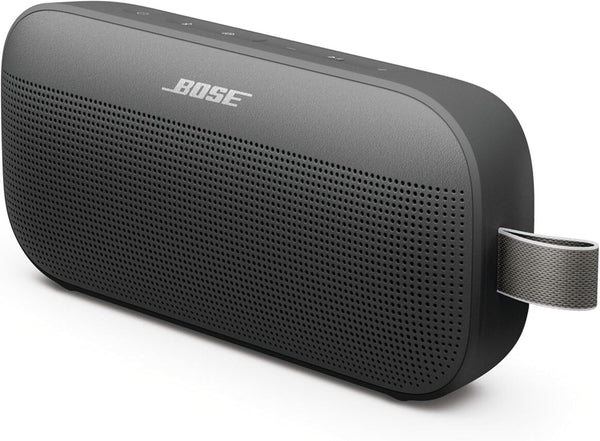 Difuzor Bluetooth portabil Bose Soundlink Flex (Gen. 2), difuzor portabil pentru exterior cu sunet natural, autonomie de până la 12 ore, rezistent la praf și apă, negru