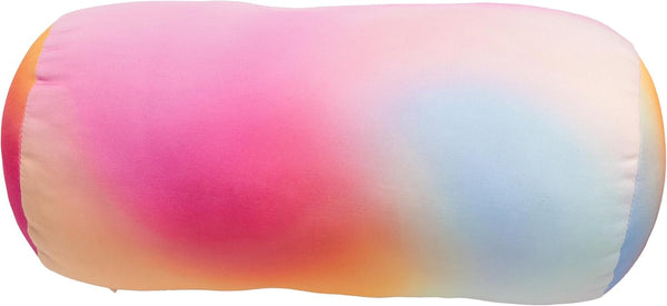 FISURA Pernă de plajă, Culoare gradient, 29 X 12 Cm, Pernă de relaxare, Roz, Pernă de călătorie originală, Pernă de camping din poliester, Demontată