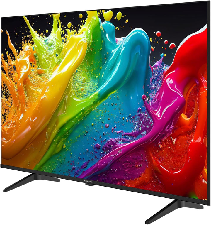 Grundig 50 VOE 84 Q Fernseher 50 Zoll (126 Cm) QLED TV, VPI 1800, Google TV, 4K UHD, Dolby Vision, HDR10+, Motion Picture Improvement, Chromecast Built-In, Bluetooth, Smart TV, Schwarz