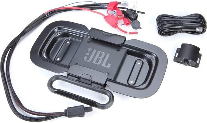 JBL BASSPRO Go - 2 în 1: Subwoofer activ pentru mașină și difuzor de petrecere Bluetooth de 200 Watt într-unul singur - poate fi utilizat în mașină și lângă ea, negru