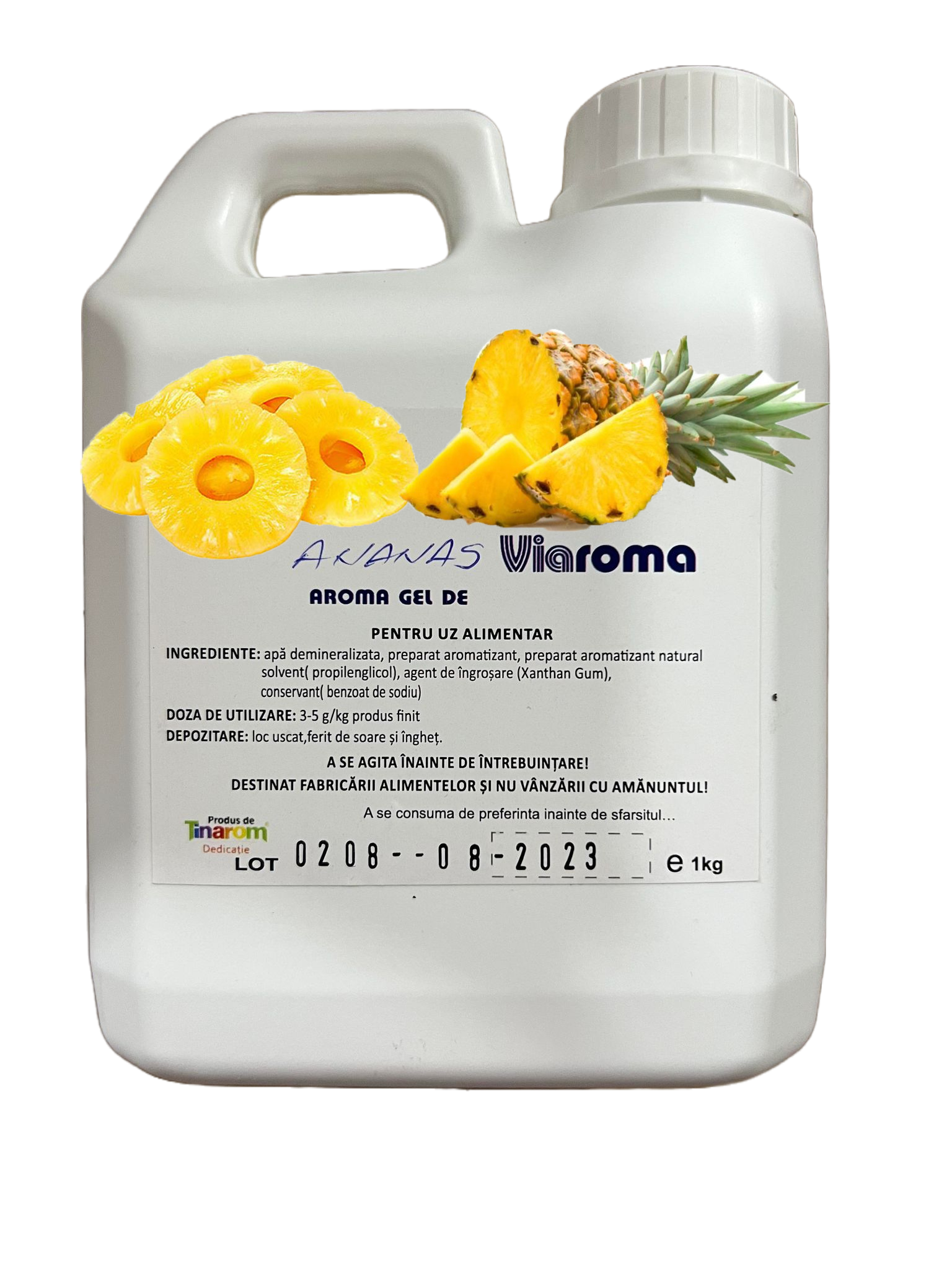 Aroma gel de ananas, 1kg - Nati Shop 