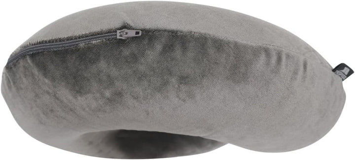 Trespass Memow Memory Foam Pernă pentru gât cu capac detașabil, gri, fiecare