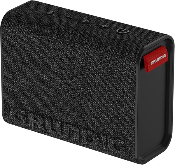 GRUNDIG Solo 2 Difuzor Bluetooth, 4,3 W RMS, Bluetooth V5.3, Raza de acțiune de până la 30 m, Autonomie de până la 18+ ore, Funcție Powerbank, Funcție mâini libere, Carcasă rezistentă la stropire, Negru