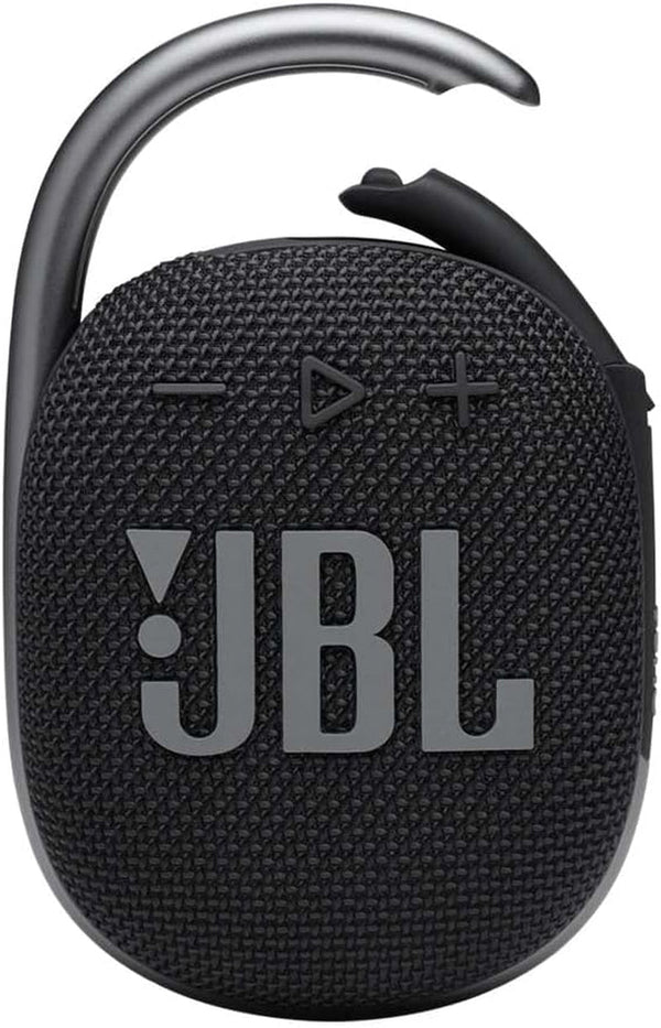 Difuzor Bluetooth JBL CLIP 4 - Negru - Cutie de muzică portabilă, rezistentă la apă, cu carabină practică - până la 10 ore de streaming muzical wireless